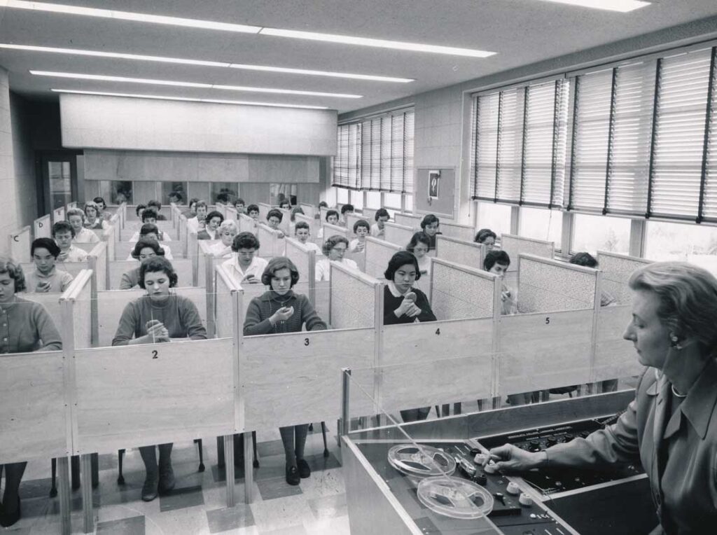 Language Lab in 1958