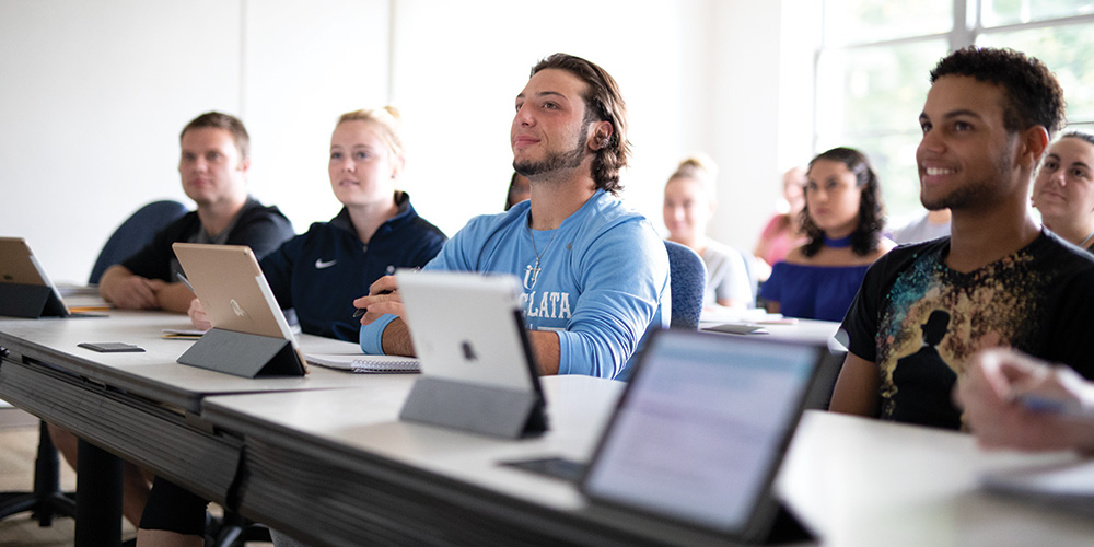 Students in a classroom