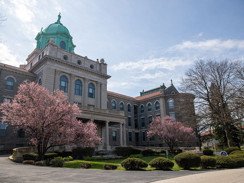 Front of Villa Maria Hall