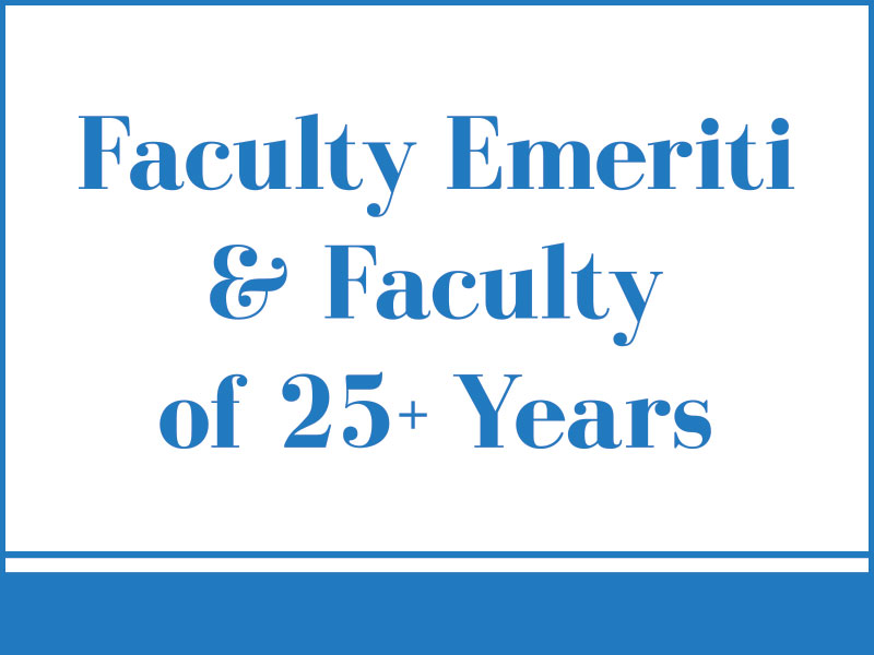 Faculty Emeriti