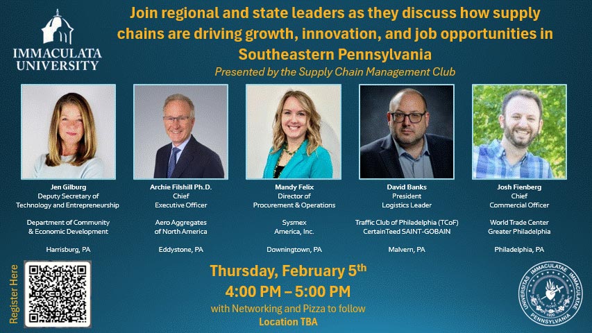 Poster for supply chain panel