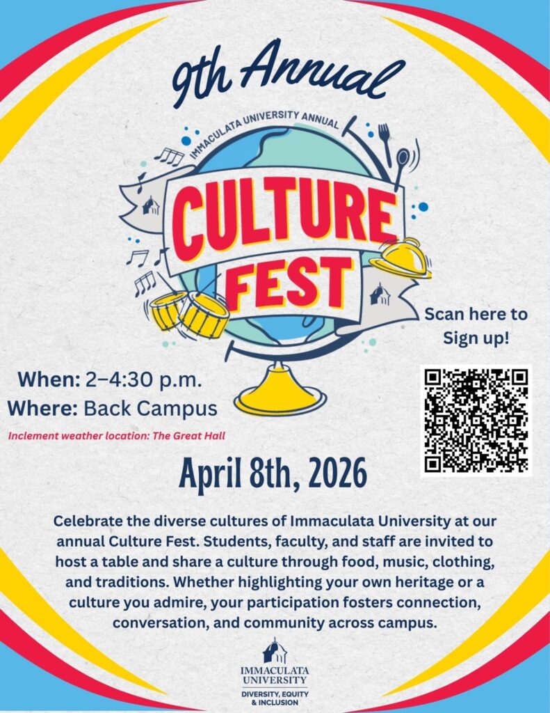 Culture Fest Flyers - Immaculata University