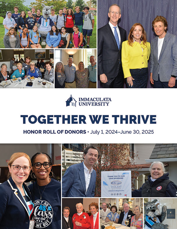 Cover of honor roll of donors