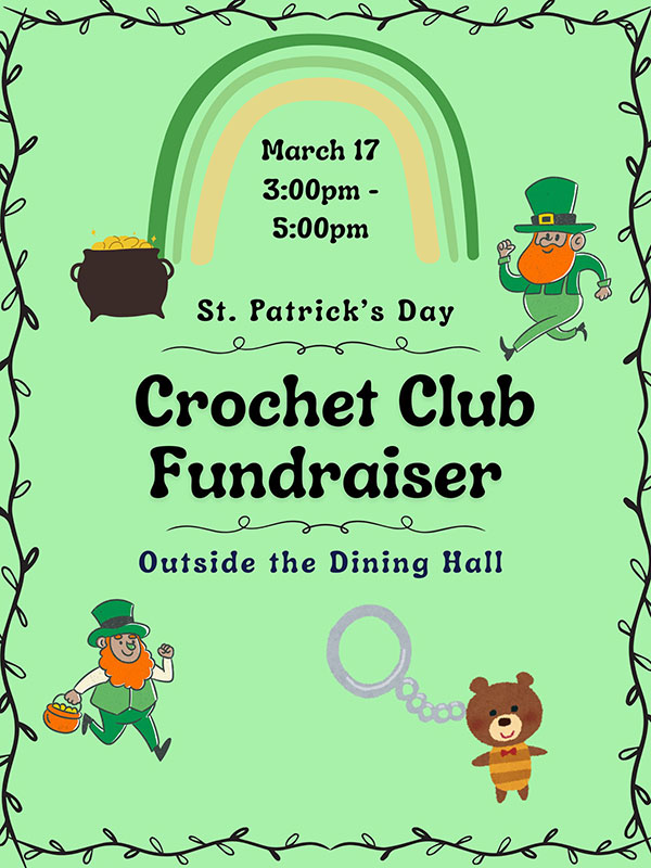 Crochet Club flier