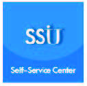 screen1 - Immaculata University Blue square icon with text Self-Service Center