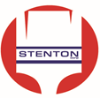 Logo: red circular emblem surrounding a white rectangular label with the blue word STANTON written on it.